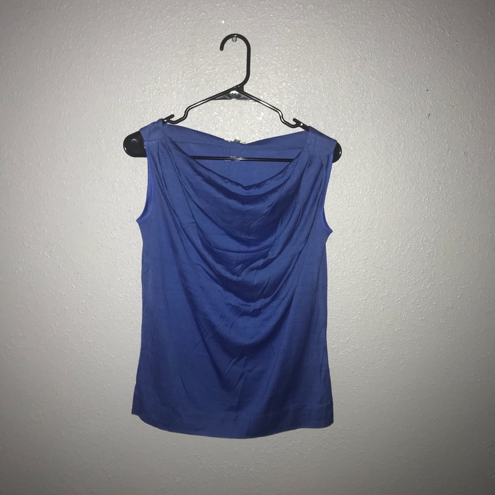Pashmina Royal Blue Sleeveless Top